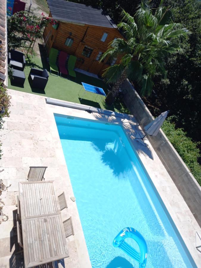Casa Di Legnu ,Charmant Chalet Avec Piscine Patrimonio Exteriér fotografie
